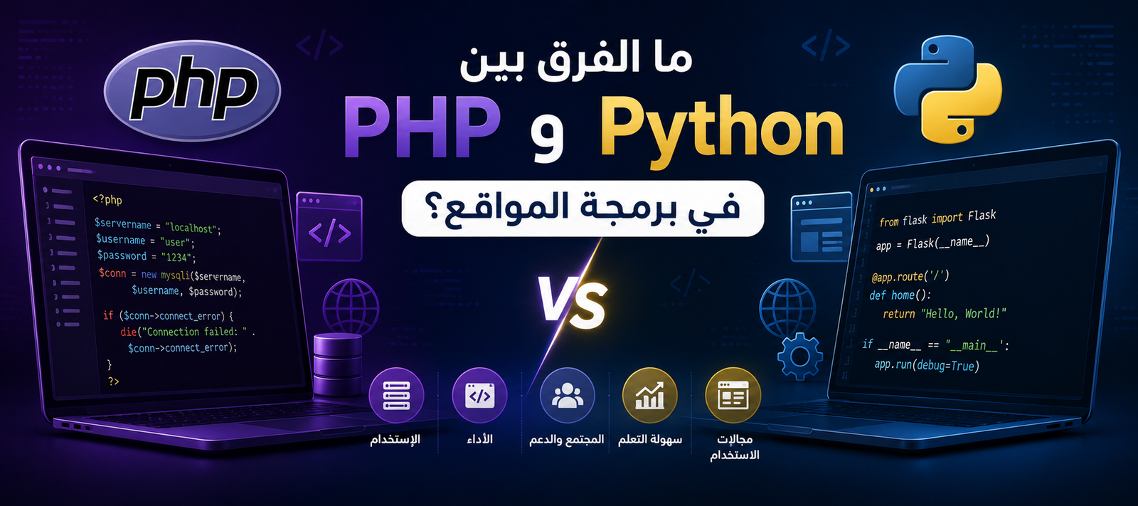 What Is the Difference Between PHP and Python for Web Development?